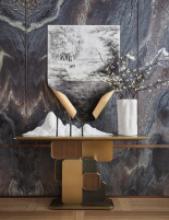 Cipollino Mermer Dresuar Duvar Mermer Uygulaması