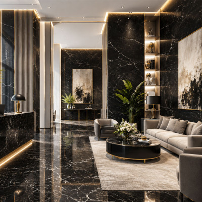 Black Marble: Ways to Add a Noble, Powerful, and Timeless Aesthetic to Spaces