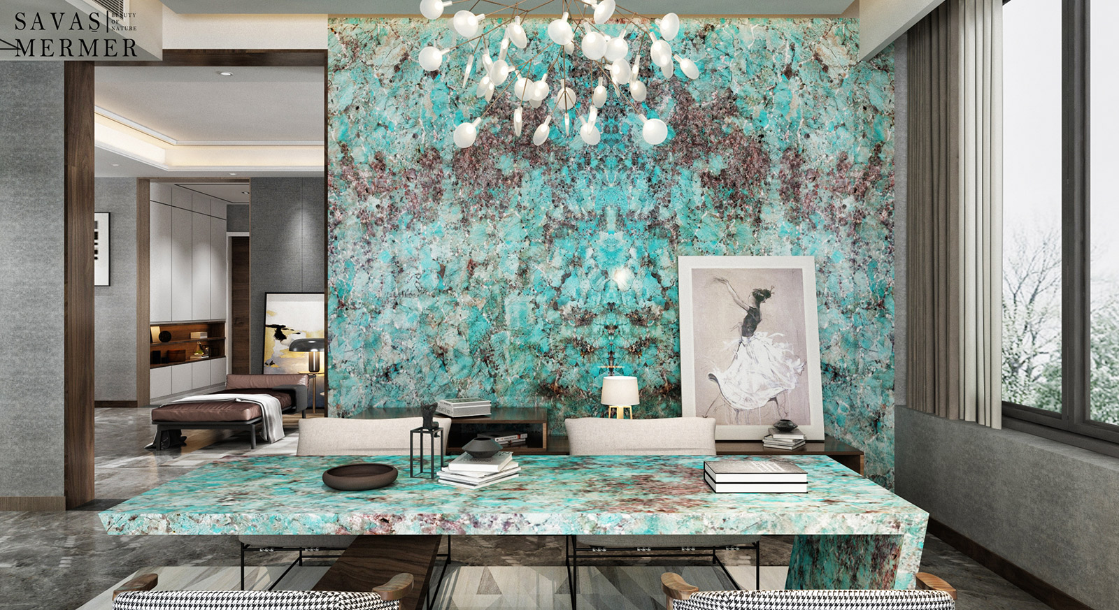 Amazonite (Turquoise) Quartzite | Vibrant and Durable Natural Stone