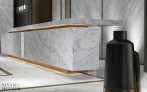 Bianco Carrara Marble Bank