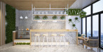 Bianco Carrara Marble Bar Counter