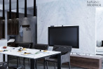Bianco Carrara Marble Tv Unite