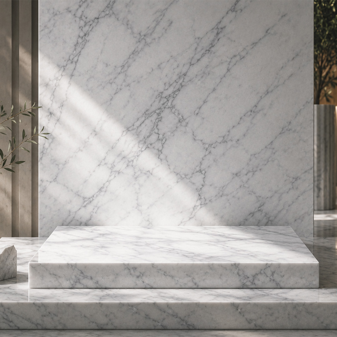 Marmo Bianco Carrara: Il Simbolo Senza Tempo dell'Eleganza e della Raffinatezza Naturale